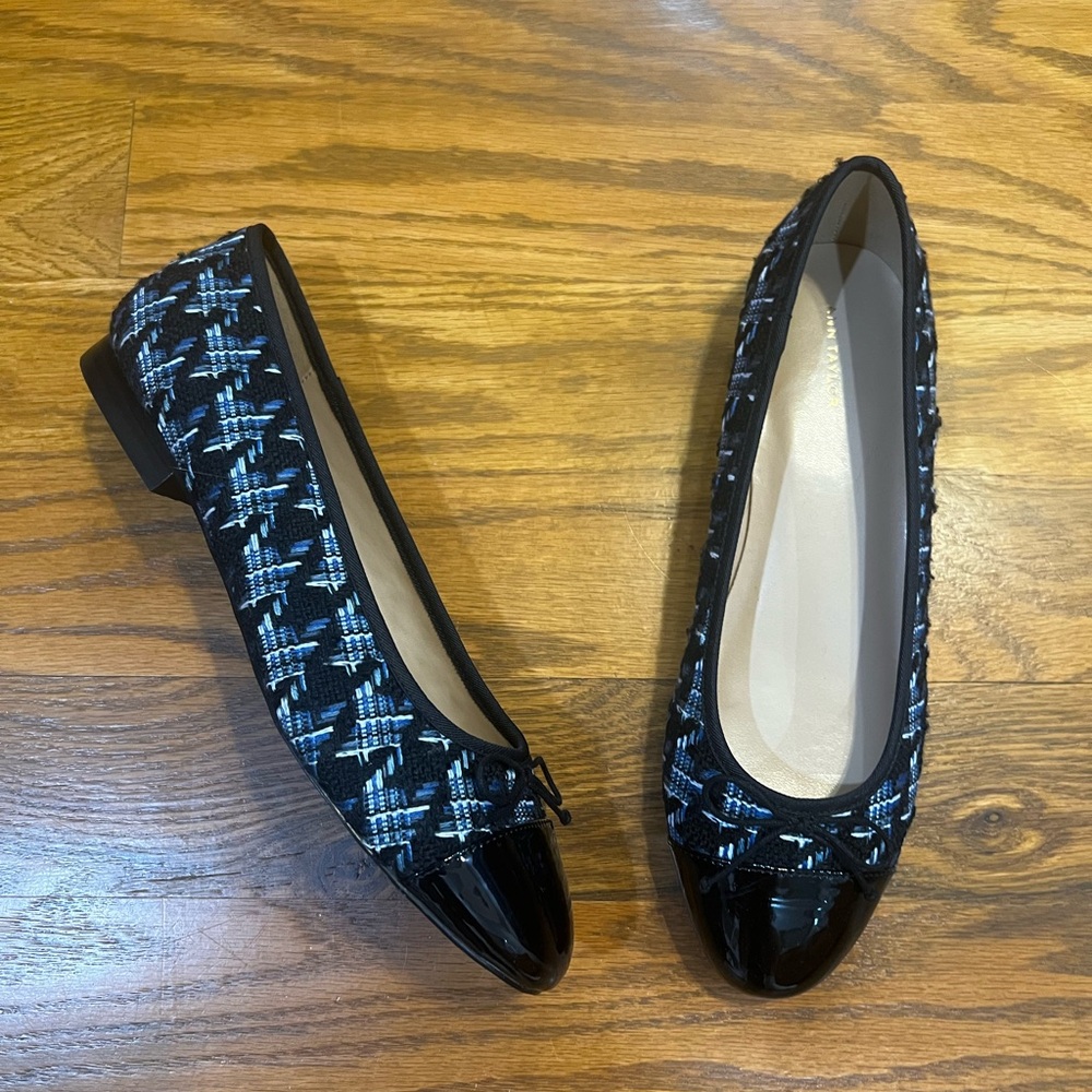 Ann Taylor NIB Tweed Ballet Flat Size 8.5